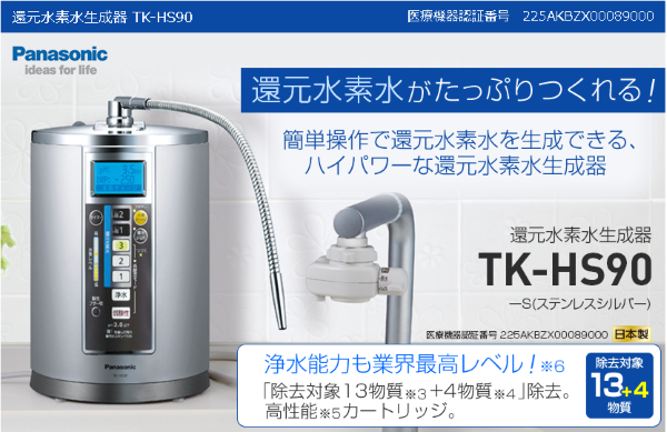 美研が提供する「Panasonic整水器 TK-HS90」